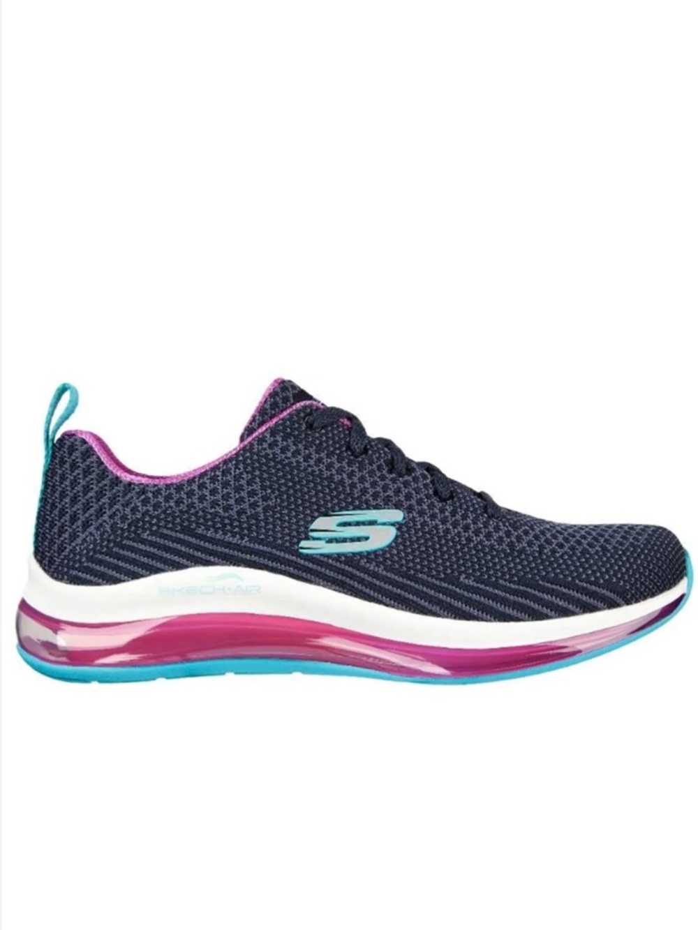 Skechers Women's Skech-Air Element 2.0-Amuse Me Sneaker |Size 9.0 | Navy/Purple